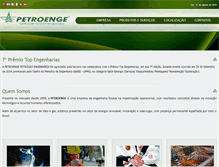 Tablet Screenshot of petroenge.com.br